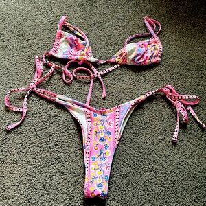 Pink bikini